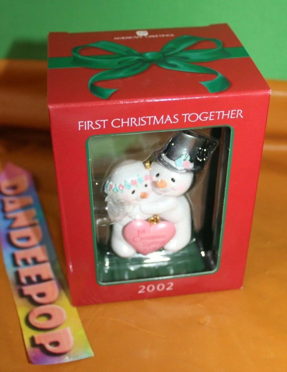 American Greetings 1st Christmas Together 2002 Holiday Ornament AXOR-010H